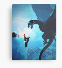 Beric at the Wall Metal Print