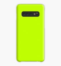 Bitter Lime Neon Green Yellow Solid Color Case/Skin for Samsung Galaxy