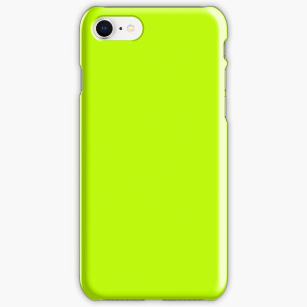 Bitter Lime Neon Green Yellow Solid Color iPhone Snap Case