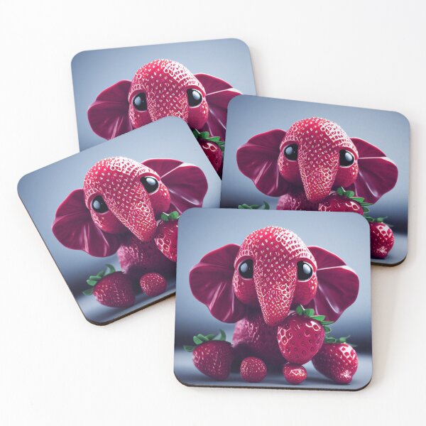 Item preview, Strawberry Elephant designed and sold by PM-Artistic.