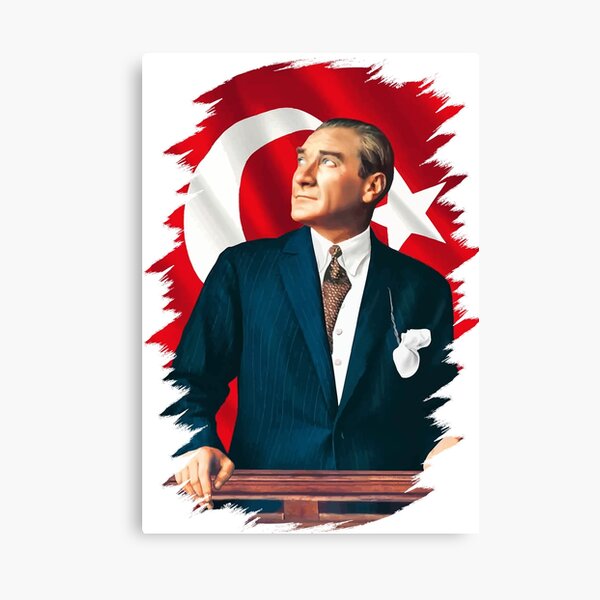 Mustafa Kemal Ataturk Canvas Print