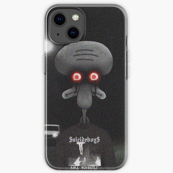 Squidward Suicide iPhone Soft Case
