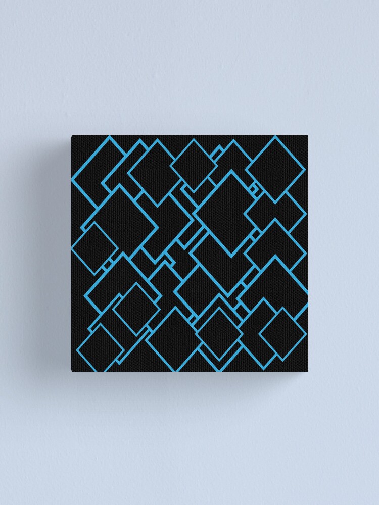 Thumbnail 1 of 3, Canvas Print, square pattern designed and sold by MallsD.