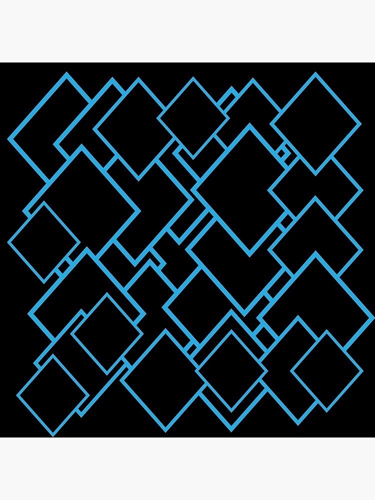 Thumbnail 3 of 3, Poster, square pattern designed and sold by MallsD.