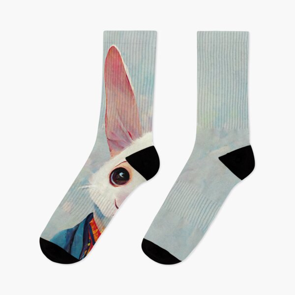 Item preview, Bunny Lover Cute Rabbit Portrait watercolor designed and sold by MayaDelaye.