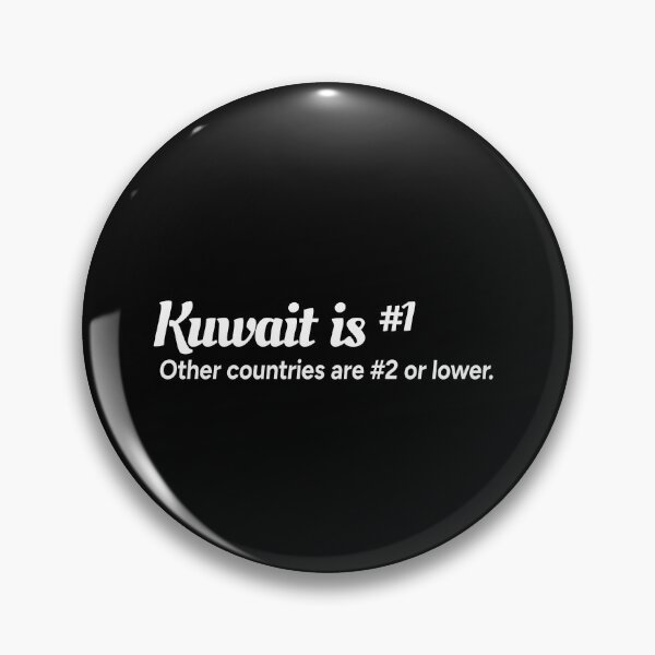 Item preview, Kuwait is number 1. Other countries are number 2 or lower. designed and sold by redacteddesign.