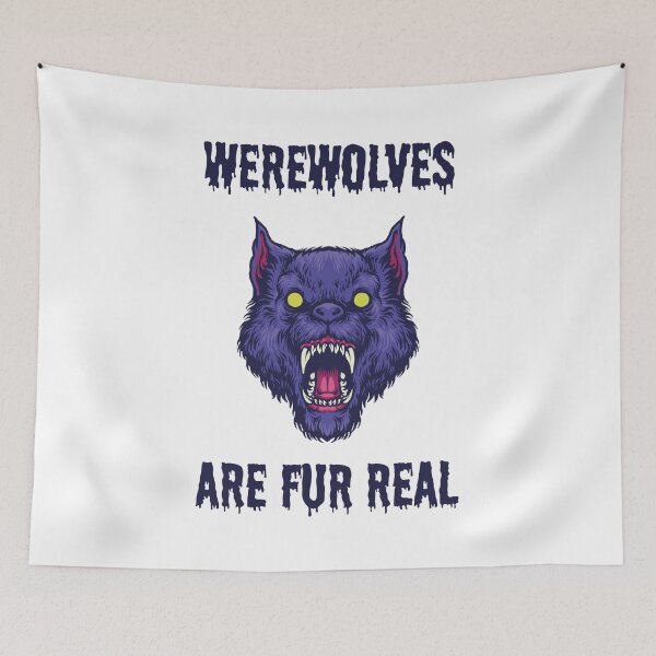 Item preview, Werewolves are fur real funny halloween costume horror movie designed and sold by absolutdesign.