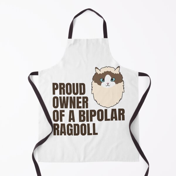 Item preview, Proud Owner of a Bipolar Ragdoll Cute and Funny Ragdoll Cat Quote Text Design designed and sold by thecatcouch.