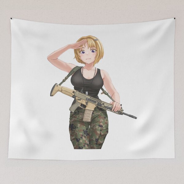 Aperçu de l'œuvre Votre marque Art militaire Fans Anime Cute Gun Handle Chaque Les meilleures filles Garçons créée et vendue par MollySpielvogel.