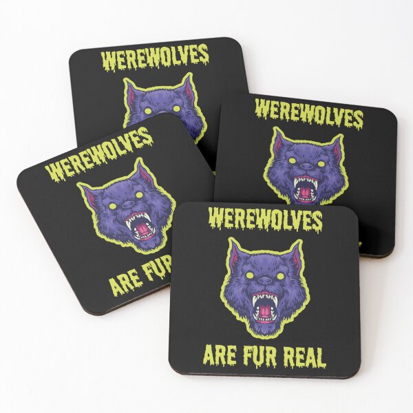 Item preview, Werewolves are fur real funny halloween quote costume horror movie designed and sold by absolutdesign.