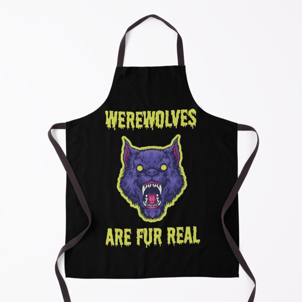 Item preview, Werewolves are fur real funny halloween quote costume horror movie designed and sold by absolutdesign.