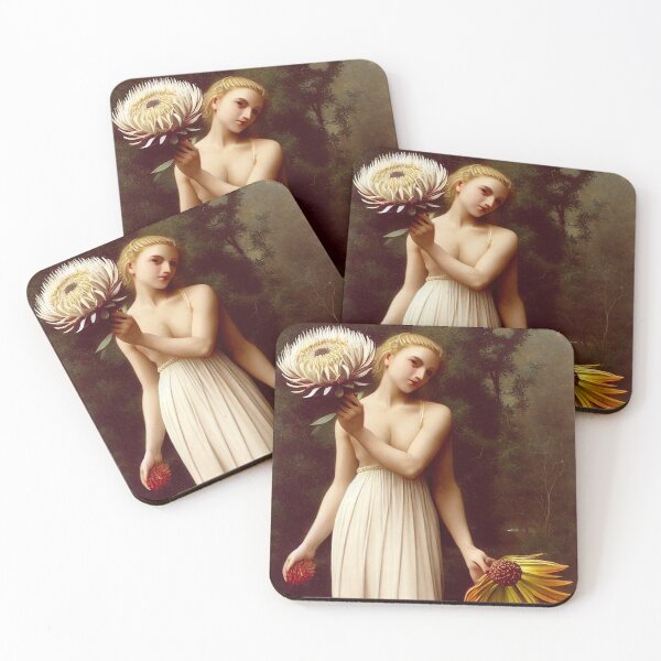 Item preview, Womans and flowers designed and sold by ladarkepoque.