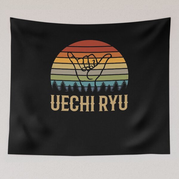 Item preview, Uechi Ryu Vintage Sunset. Funny Karate Instructor Design - Japanese Martial Art Design For A Karate Lover designed and sold by TheKarateStore.