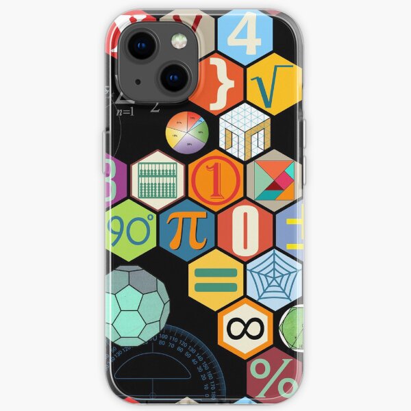 Math in black! iPhone Soft Case