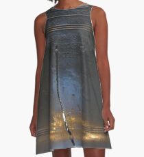 Fun Cracked Liberty Bell USA Halloween Costume Halloween A-Line Dress