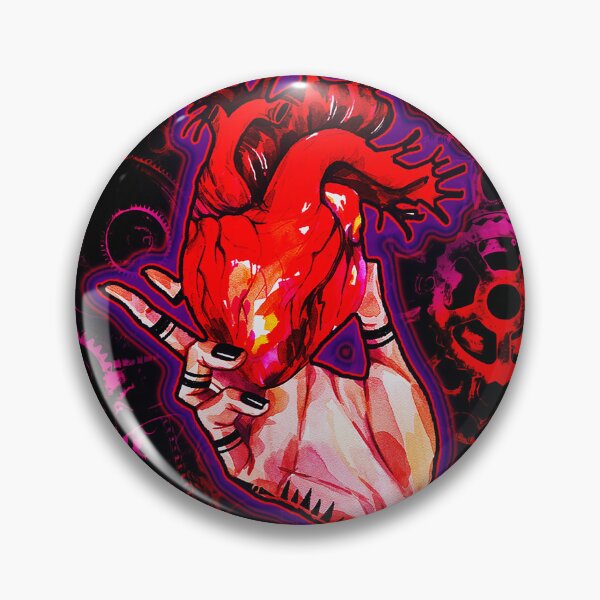 Item preview,  "Murmurs" - Digital Steampunk Art with Red/Pink Gears and Heart designed and sold by allthingsbb.