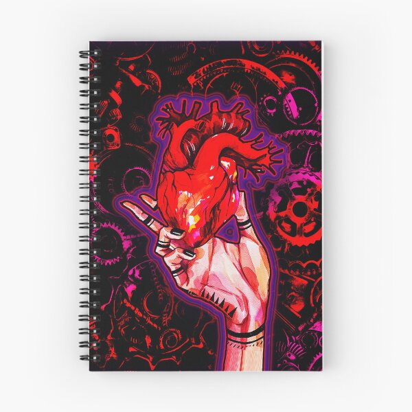 Item preview,  "Murmurs" - Digital Steampunk Art with Red/Pink Gears and Heart designed and sold by allthingsbb.