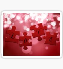 Love Puzzle Sticker