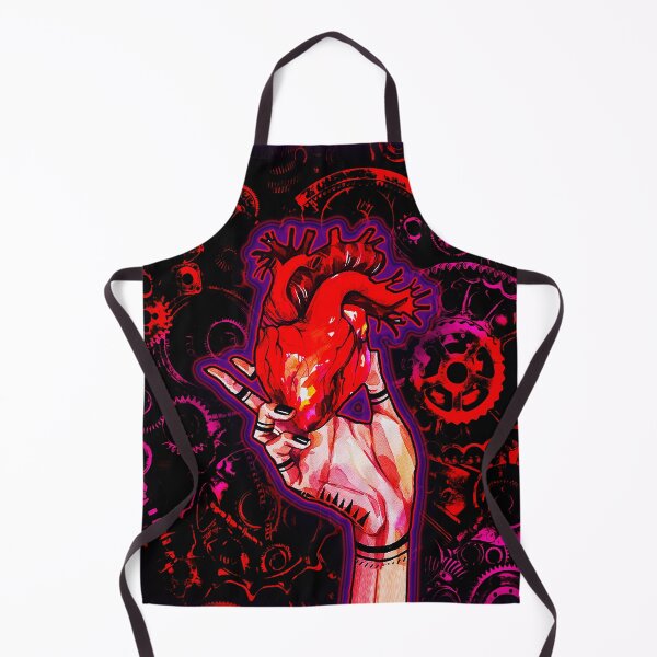 Artikelvorschau, "Murmurs" - Digitale Steampunk-Kunst mit rot/rosa Gängen und Herz entworfen und verkauft von allthingsbb.