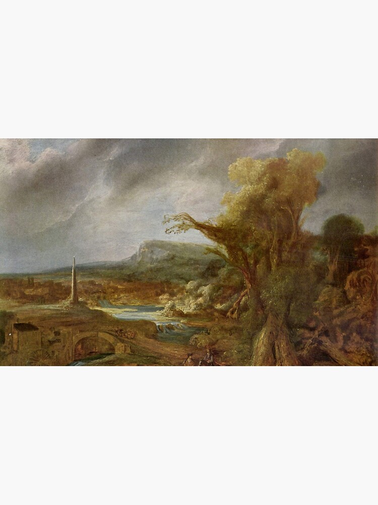 Stolen Art - Landscape with an Obelisk by Govert Flinck by podartist