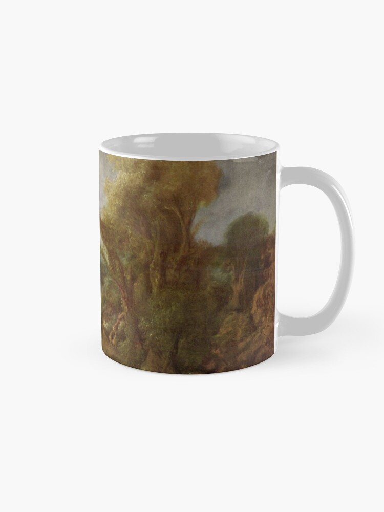 Alternate view of Stolen Art - Landscape with an Obelisk by Govert Flinck Mug