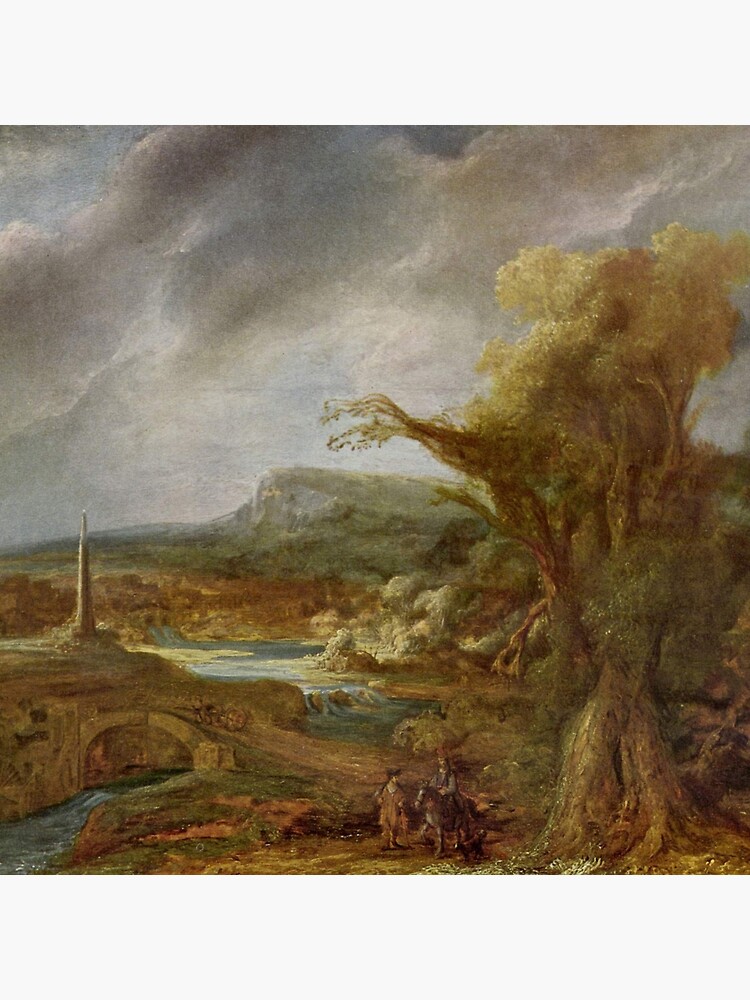 Stolen Art - Landscape with an Obelisk by Govert Flinck by podartist