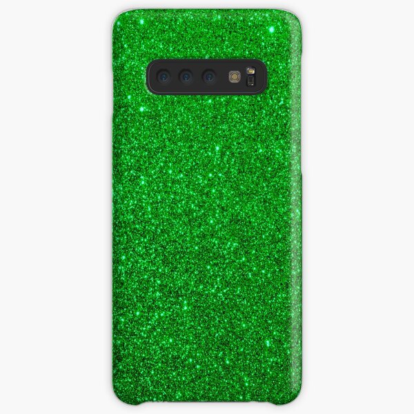 Emerald Green Shiny Metallic Glitter Samsung Galaxy Snap Case