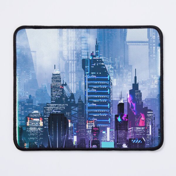 Item preview, Nightcity skyline cyberpunk designed and sold by CBuist.