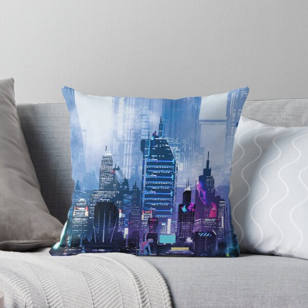 Item preview, Nightcity skyline cyberpunk designed and sold by CBuist.