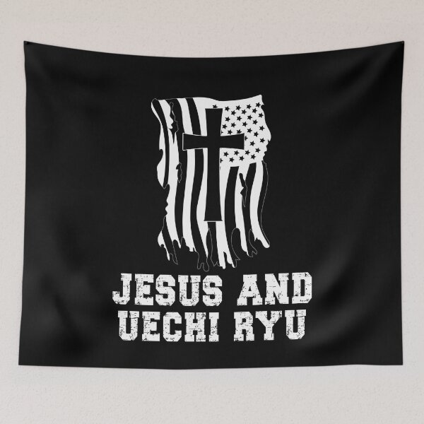 Item preview, Jesus and Uechi Ryu! Funny Christian Karate Instructor Design - Japanese Martial Art Design For A Karate Lover designed and sold by TheKarateStore.