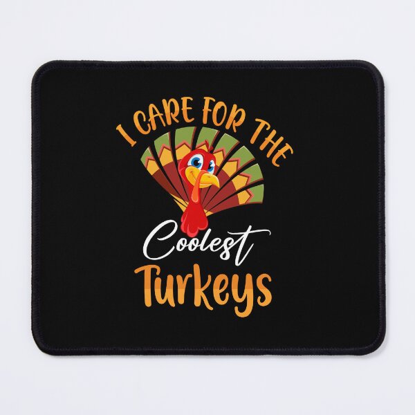 Item preview, I Care for The Coolest Turkeys Funny Thanksgiving designed and sold by TajfunX.