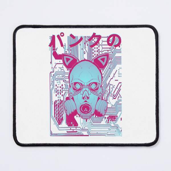 Item preview, Cyberpunk Skull Gas Mask Circuit Board Japanese Kanji - パンクの designed and sold by PVSKI.