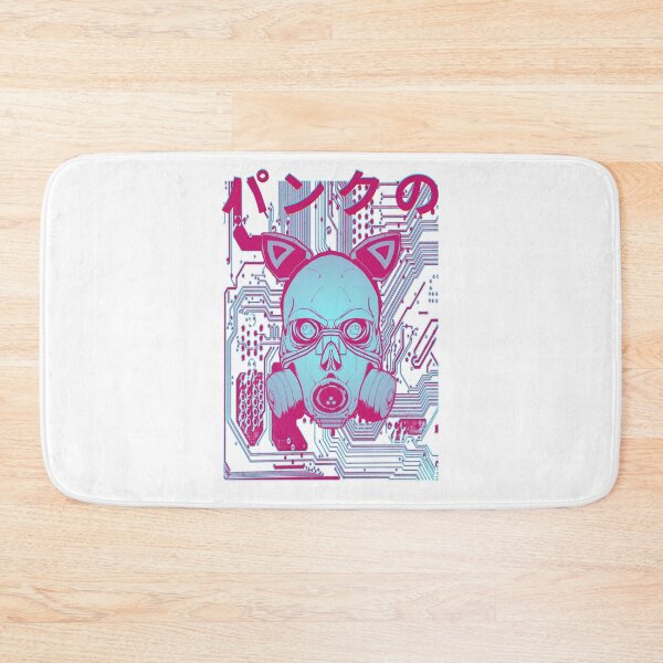 Item preview, Cyberpunk Skull Gas Mask Circuit Board Japanese Kanji - パンクの designed and sold by PVSKI.