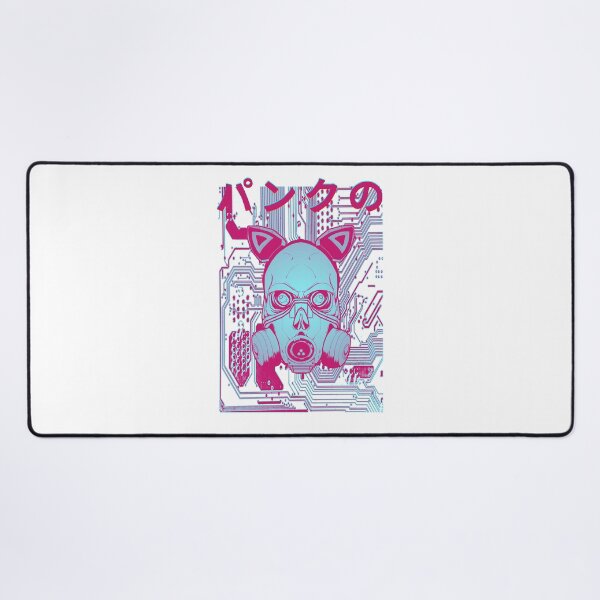 Item preview, Cyberpunk Skull Gas Mask Circuit Board Japanese Kanji - パンクの designed and sold by PVSKI.