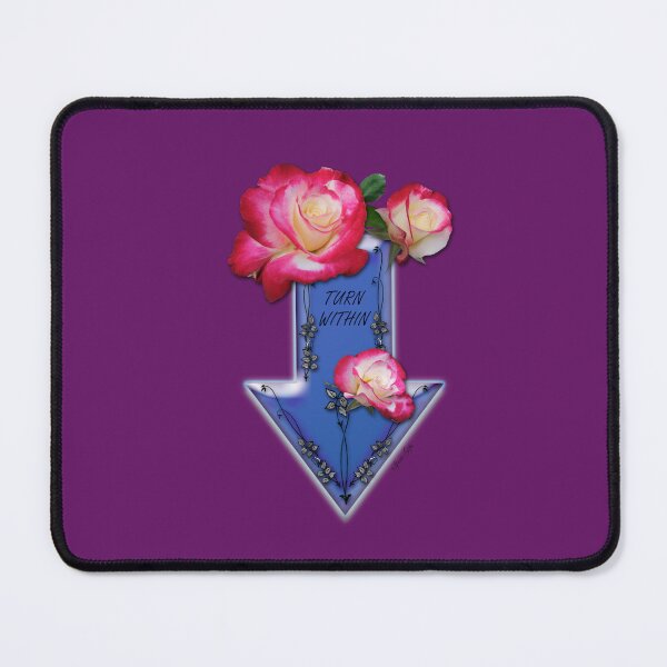 Item preview, Turn Within Hidden Treasures Map Purple Blue designed and sold by SpiritGifts.