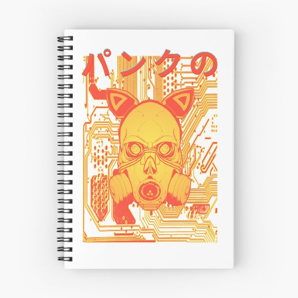Item preview, Cyberpunk Skull Gas Mask Circuit Board Japanese Kanji - パンクの designed and sold by PVSKI.