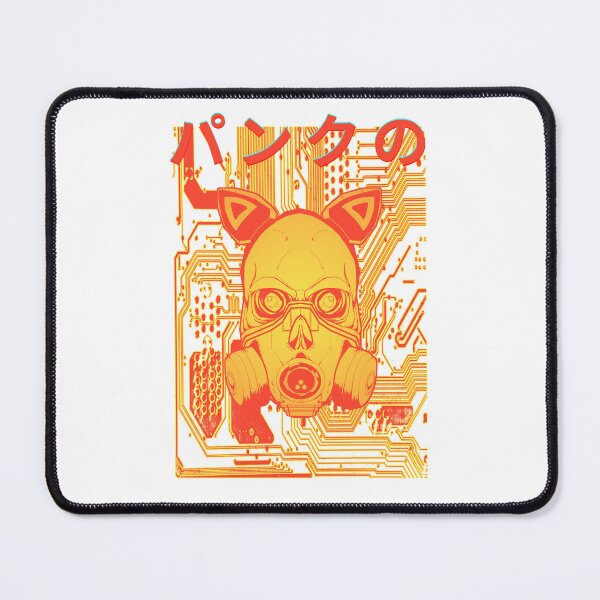 Item preview, Cyberpunk Skull Gas Mask Circuit Board Japanese Kanji - パンクの designed and sold by PVSKI.