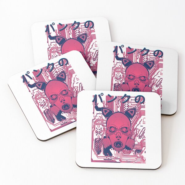 Item preview, Cyberpunk Skull Gas Mask Circuit Board Japanese Kanji - パンクの designed and sold by PVSKI.
