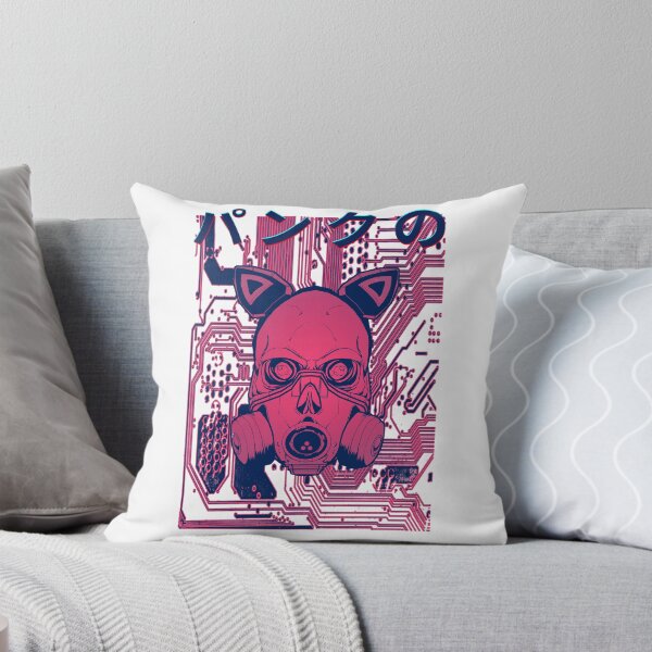 Item preview, Cyberpunk Skull Gas Mask Circuit Board Japanese Kanji - パンクの designed and sold by PVSKI.