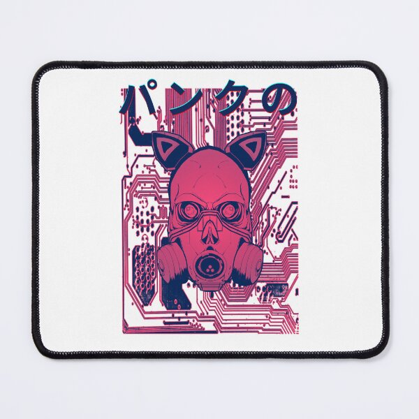 Item preview, Cyberpunk Skull Gas Mask Circuit Board Japanese Kanji - パンクの designed and sold by PVSKI.