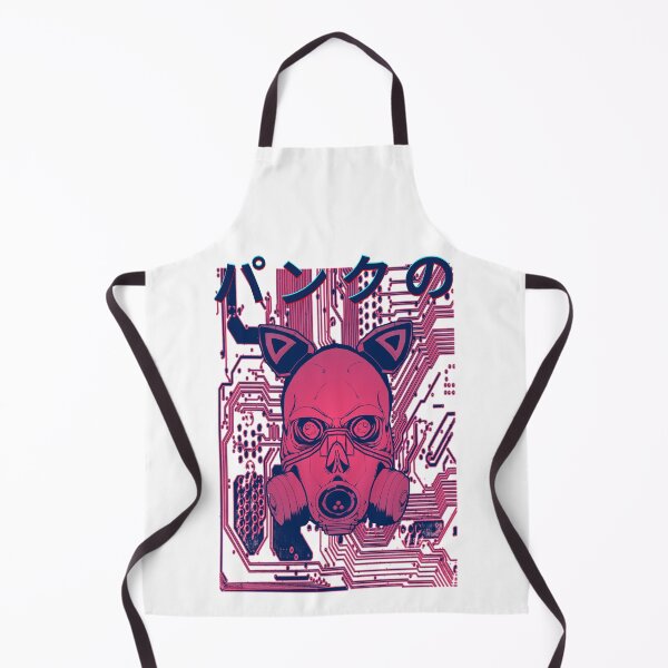 Item preview, Cyberpunk Skull Gas Mask Circuit Board Japanese Kanji - パンクの designed and sold by PVSKI.