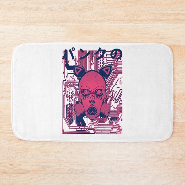 Item preview, Cyberpunk Skull Gas Mask Circuit Board Japanese Kanji - パンクの designed and sold by PVSKI.
