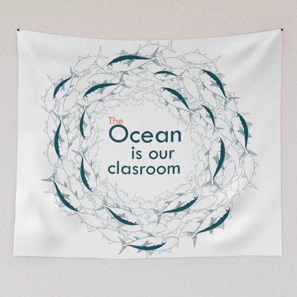 Item preview, The Ocean is our clasroom designed and sold by HeliasterRico.