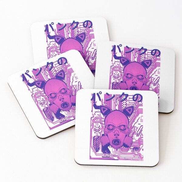 Item preview, Cyberpunk Skull Gas Mask Circuit Board Japanese Kanji - パンクの designed and sold by PVSKI.