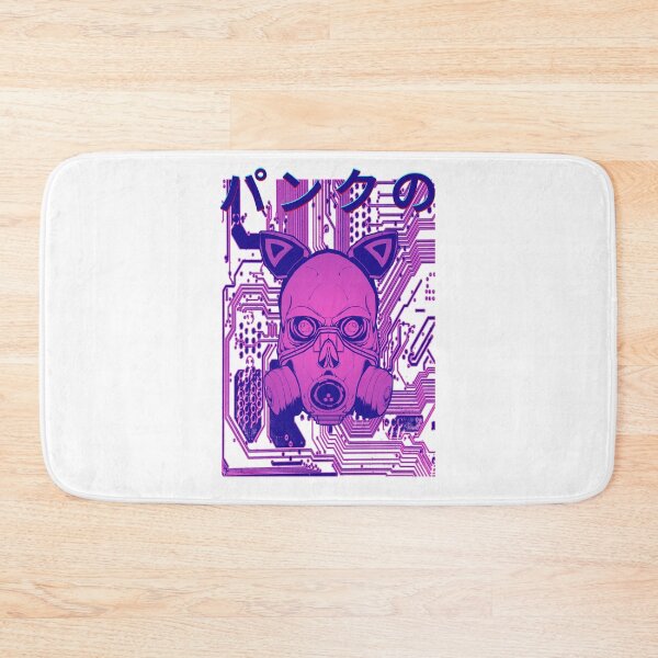 Item preview, Cyberpunk Skull Gas Mask Circuit Board Japanese Kanji - パンクの designed and sold by PVSKI.