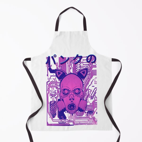 Item preview, Cyberpunk Skull Gas Mask Circuit Board Japanese Kanji - パンクの designed and sold by PVSKI.