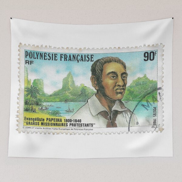 Item preview, French Polynesian Stamp 1988 designed and sold by yousufi.