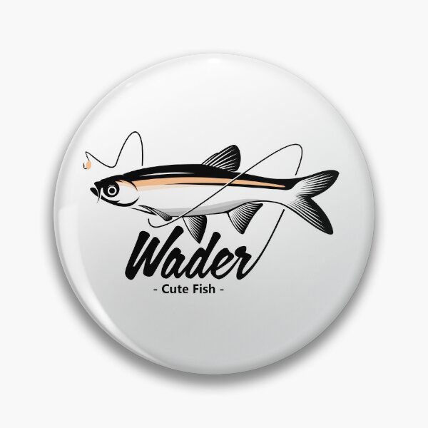 Item preview, steelfish wader cute fish designed and sold by STEELFISH6.