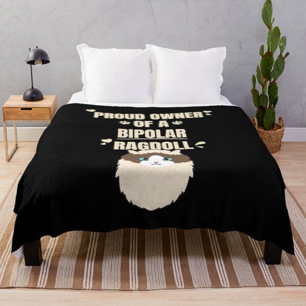 Item preview, Proud Owner of a Bipolar Ragdoll Ver 3 Cute and Funny Ragdoll Cat Quote Text Design designed and sold by thecatcouch.
