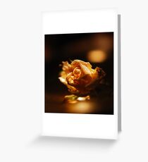 Slowly her hand let loose love... Greeting Card